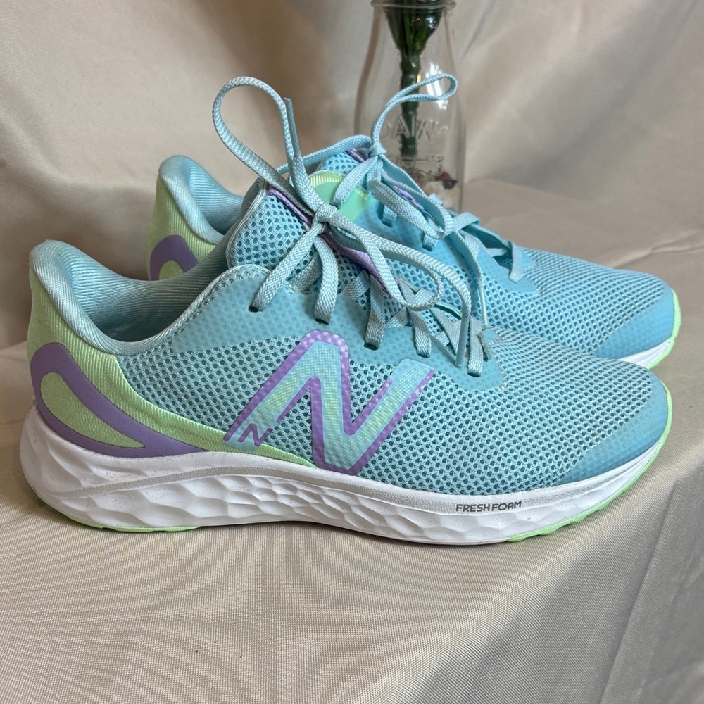 New Balance Girl’s Aqua and Lavender Athletic Shoes
